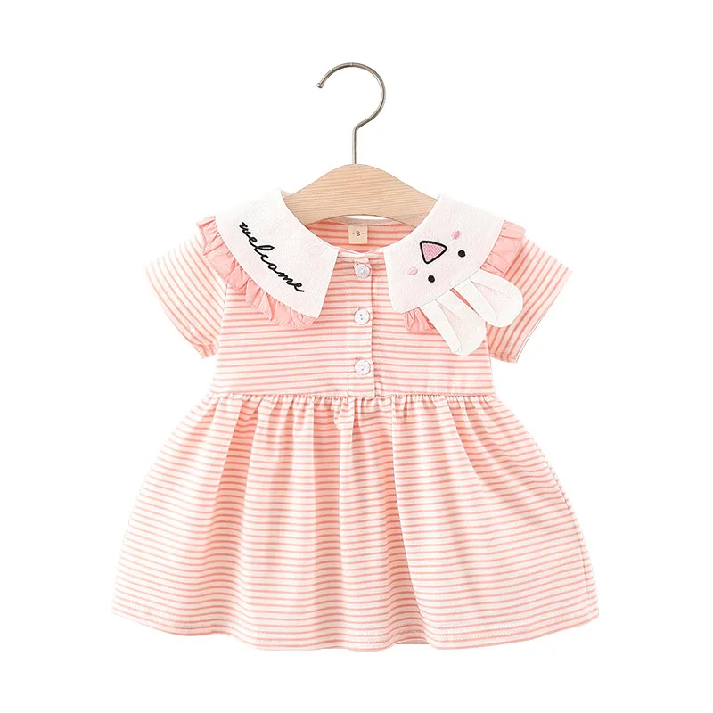 Rabbit Pattern Summer Baby Dress Party Cute Stripe Print Infant Toddler Newborn New In Princess Clothes
Rabbit Pattern Summer Baby Dress Party Cute Stripe Print Infant Toddler Newborn New In Princess Clothes