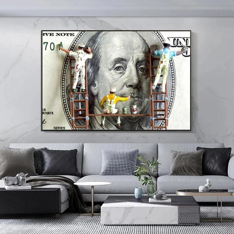 Chifang Worship Dollar Modern Art Canvas Inspirational Posters And Prints 100 Dollars Picture Living Room Wall Decor Painting
Chifang Worship Dollar Modern Art Canvas Inspirational Posters And Prints 100 Dollars Picture Living Room Wall Decor Painting