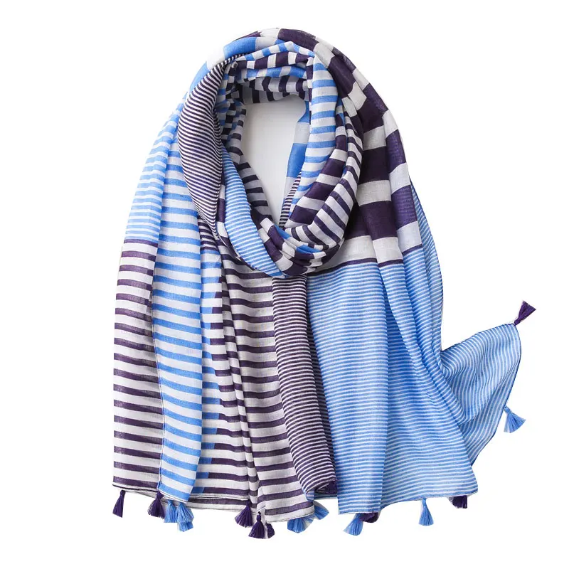 Tassel Viscose Shawl stripe Scarf High Quality Neckerchief Autumn Winter Foulards Muslim Hijab Sjaal Bufandas Wrap Pashmina
Tassel Viscose Shawl stripe Scarf High Quality Neckerchief Autumn Winter Foulards Muslim Hijab Sjaal Bufandas Wrap Pashmina