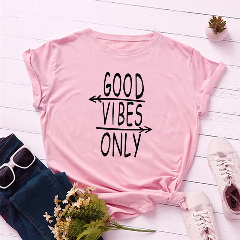 GOOD VIBES ONLY творческий с надписью; Обувь для отдыха; Детские футболки 100% хлопок забавные с О-образным вырезом с коротким рукавом футболки для ж...
GOOD VIBES ONLY творческий с надписью; Обувь для отдыха; Детские футболки 100% хлопок забавные с О-образным вырезом с коротким рукавом футболки для ж...