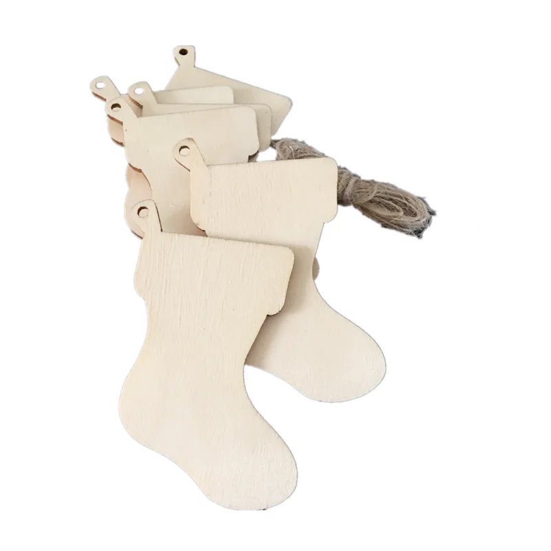 10 шт., новогодние необработанные деревянные украшения для носков
10 шт., новогодние необработанные деревянные украшения для носков