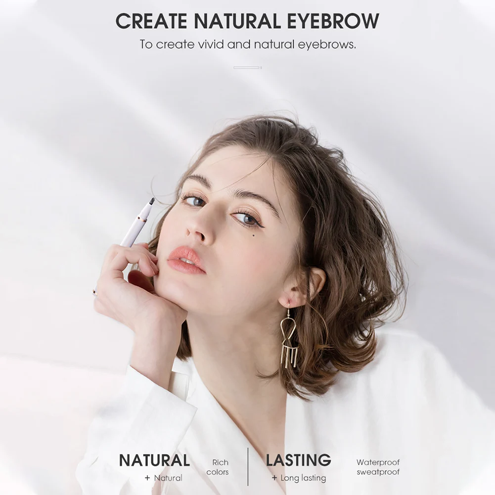Microblading Eyebrow Tattoo Pen Tip Waterproof Eyebrow Pencil Cosmetics Long Lasting Makeup Natural Dark Brown Liquid Brow Pen
Microblading Eyebrow Tattoo Pen Tip Waterproof Eyebrow Pencil Cosmetics Long Lasting Makeup Natural Dark Brown Liquid Brow Pen