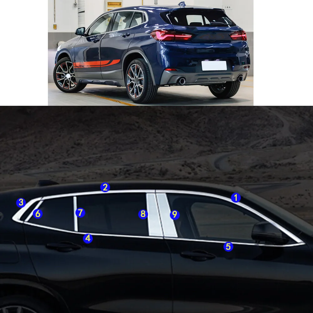 Sticker Garnish Pillar Window Middle Strip Trim Frame Hoods For BMW X2 SDrive XDrive 20i 25i 2019 2020 2021 2022
Sticker Garnish Pillar Window Middle Strip Trim Frame Hoods For BMW X2 SDrive XDrive 20i 25i 2019 2020 2021 2022