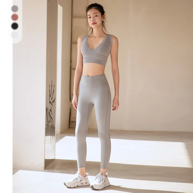 2 Pcs/set Hollow Women Sport Suit Gym Workout Clothes Sexy Backless Fitness Crop Top and Scrunch Butt Leggings Yoga Set
2 Pcs/set Hollow Women Sport Suit Gym Workout Clothes Sexy Backless Fitness Crop Top and Scrunch Butt Leggings Yoga Set