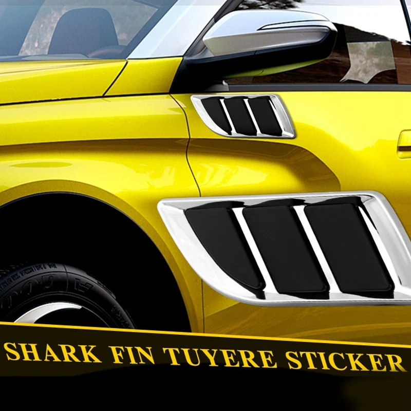 2Pcs Shark Gills Side Vent Sticker Car Side Vent Air Flow Fender Intake Sticker Simulation Side Vents Car Decal Car Styling
2Pcs Shark Gills Side Vent Sticker Car Side Vent Air Flow Fender Intake Sticker Simulation Side Vents Car Decal Car Styling