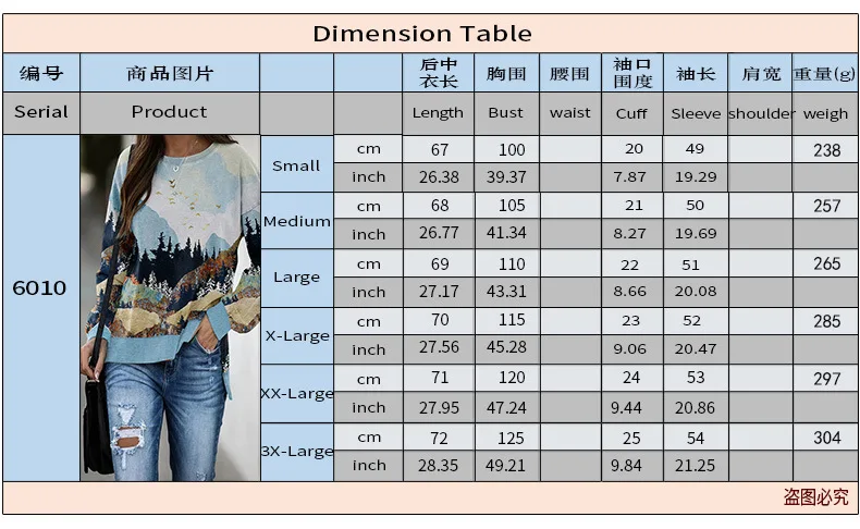 WEPBEL Winter Pullovers Long Sleeve Loose Hoodies Landscape Printed Women Sweatshirts Round Neck Autumn Casual Female Pullovers
WEPBEL Winter Pullovers Long Sleeve Loose Hoodies Landscape Printed Women Sweatshirts Round Neck Autumn Casual Female Pullovers