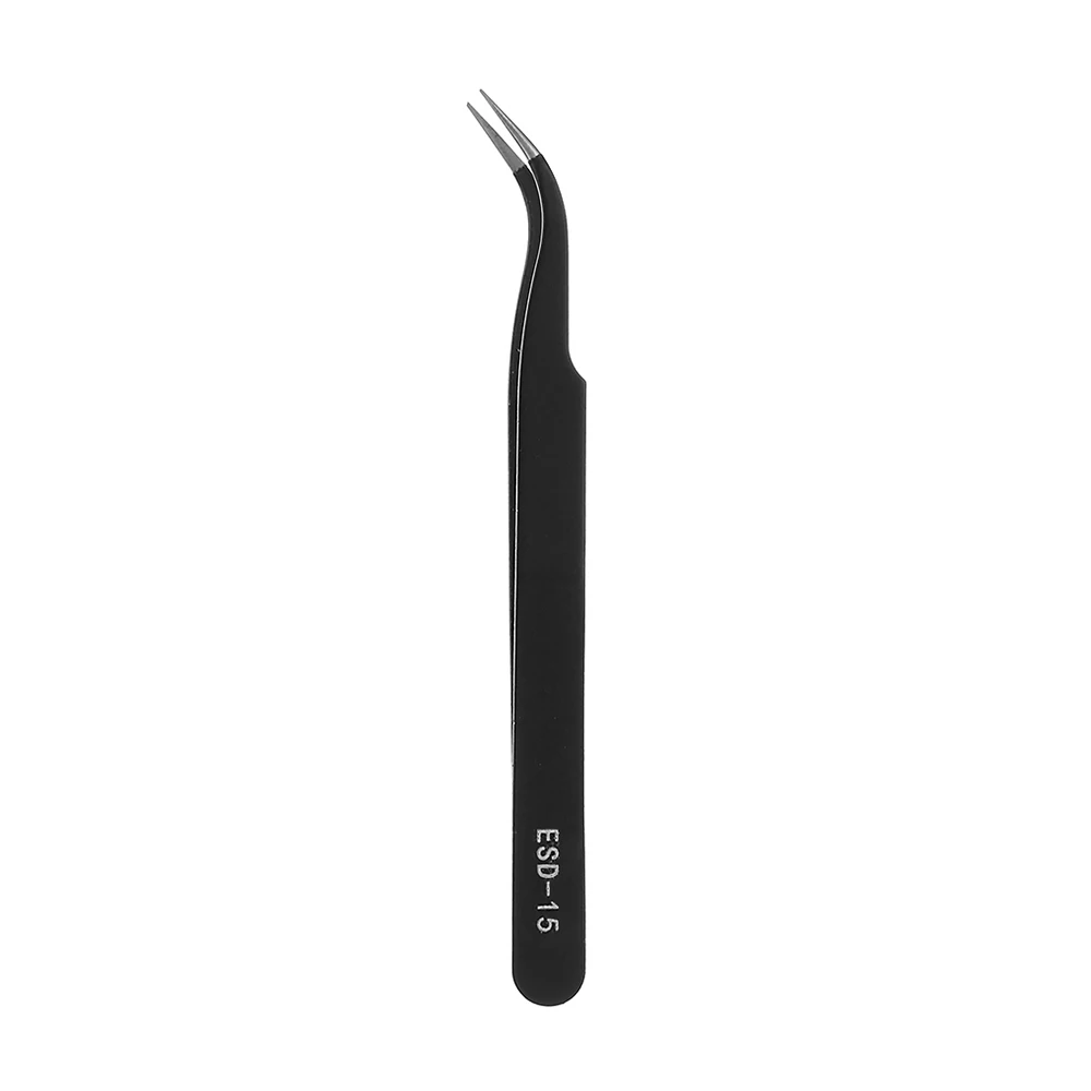ESD Safe Anti-static Stainless Steel Tweezers Precision Maintenance Repair Tools Anti-Static Makeup Curved Straight Eyebrow Clip
ESD Safe Anti-static Stainless Steel Tweezers Precision Maintenance Repair Tools Anti-Static Makeup Curved Straight Eyebrow Clip