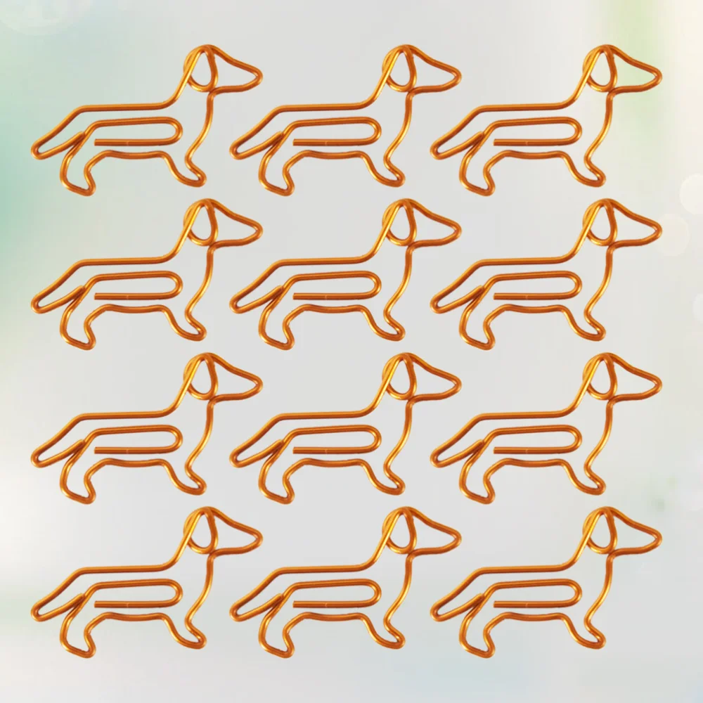 40Pcs Golden Dachshund Paper Clips Cartoon Paper Clips Creative Customization Special-shaped Gold Paper Clips(Orange)
40Pcs Golden Dachshund Paper Clips Cartoon Paper Clips Creative Customization Special-shaped Gold Paper Clips(Orange)