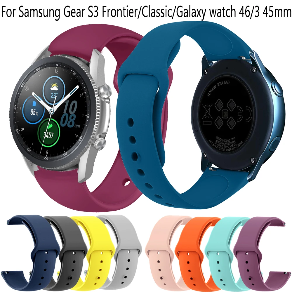 22 мм ремешок для смарт-часов Samsung Galaxy Watch 3/45/46 мм/Gear s3 Frontier классический спортивный силиконовый браслет Смарт быстрой установке ремешок Correa
22 мм ремешок для смарт-часов Samsung Galaxy Watch 3/45/46 мм/Gear s3 Frontier классический спортивный силиконовый браслет Смарт быстрой установке ремешок Correa