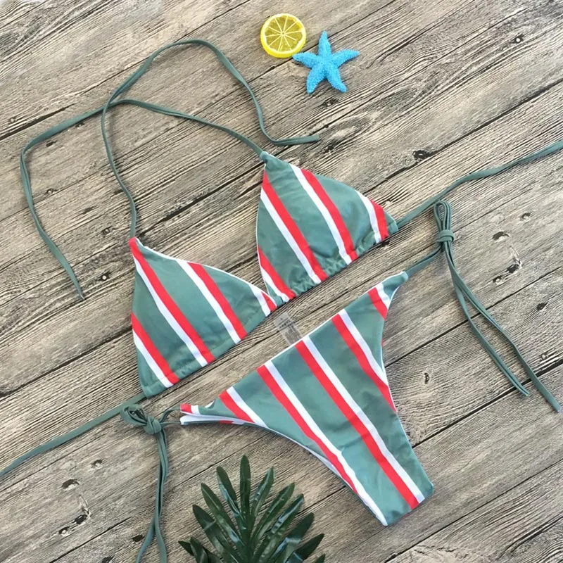Sexy Micro Bikini 2020 Mujer Bathing Suit Woman Mini Brazilian Bikini Push Up Swimwear Women Swimsuit Striped Biquini Feminino
Sexy Micro Bikini 2020 Mujer Bathing Suit Woman Mini Brazilian Bikini Push Up Swimwear Women Swimsuit Striped Biquini Feminino