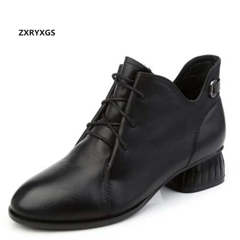 2022 Spring High Quality Soft Genuine Leather Boots British Round Toe Thick Heel Low Heels Big Size Women's Boots Trendy Boots
2022 Spring High Quality Soft Genuine Leather Boots British Round Toe Thick Heel Low Heels Big Size Women's Boots Trendy Boots