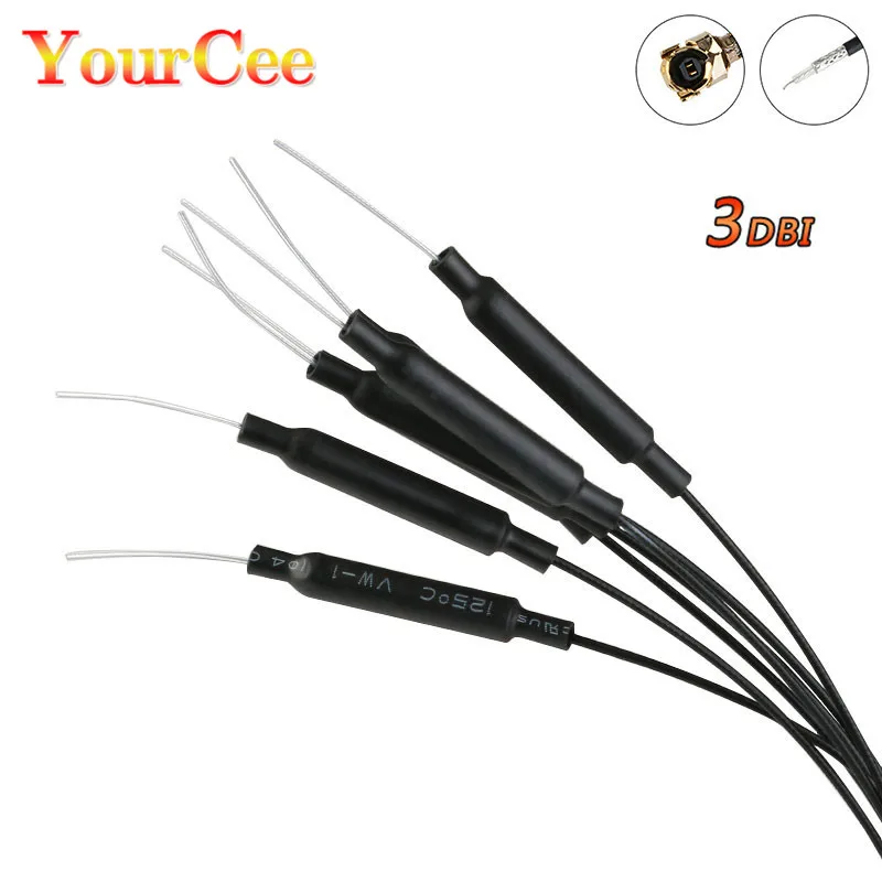 5PCS 1pc 2.4GHz WIFI Antenna 3dbi Ufl IPX Connector Brass Inner Aerial 3DBI 15cm Length 1.13 Cable SMA Connector For HLK-RM04 
5PCS 1pc 2.4GHz WIFI Antenna 3dbi Ufl IPX Connector Brass Inner Aerial 3DBI 15cm Length 1.13 Cable SMA Connector For HLK-RM04