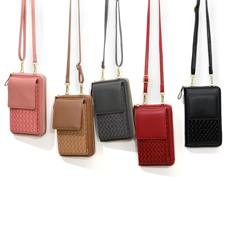 2021 New Woven Pattern Mobile Phone Bag Gentle And Versatile Women's Shoulder Bag Long Large-capacity Multi-card Crossbody Bag
2021 New Woven Pattern Mobile Phone Bag Gentle And Versatile Women's Shoulder Bag Long Large-capacity Multi-card Crossbody Bag