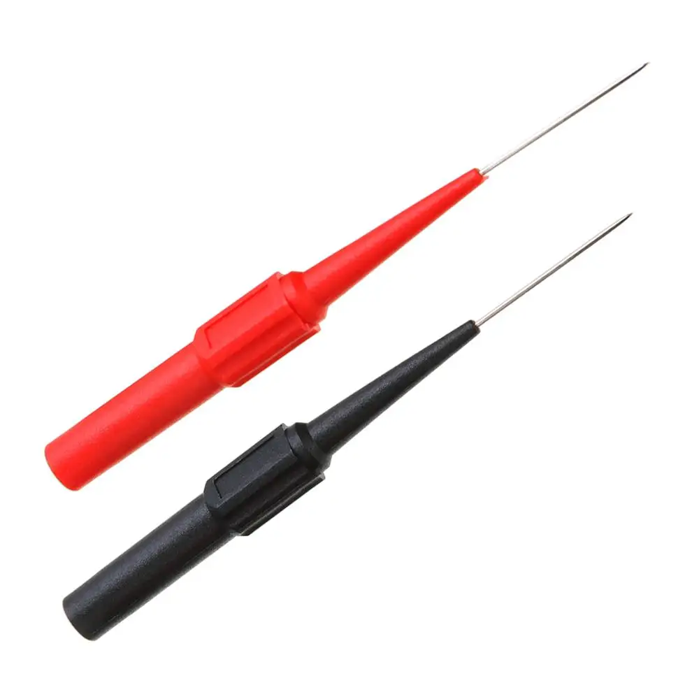 2pcs 4mm Jack Copper Test Lead Probe Stainless Steel Test Needle Multimeter Test Probes For Banana Plug Black/Red 
2pcs 4mm Jack Copper Test Lead Probe Stainless Steel Test Needle Multimeter Test Probes For Banana Plug Black/Red