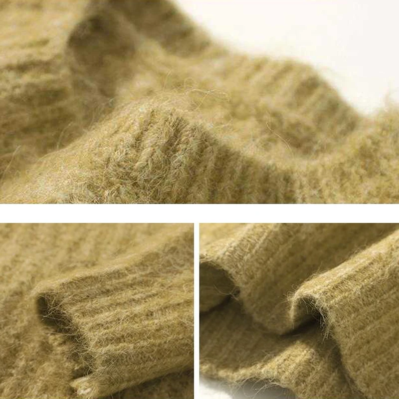 Pullover Women Thick Knitting O-neck Loose Retro Elegant Soft Colorful Solid Korean Style Daily All-match Leisure Trendy Sweater
Pullover Women Thick Knitting O-neck Loose Retro Elegant Soft Colorful Solid Korean Style Daily All-match Leisure Trendy Sweater