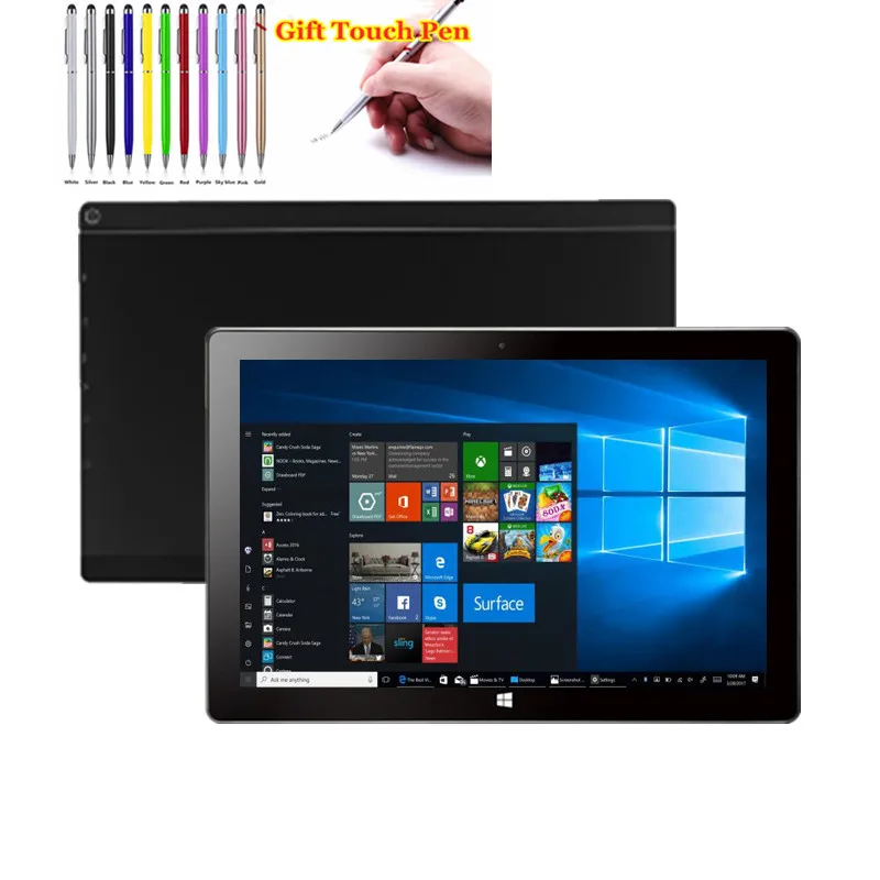 

64 Bit T90B 10.1 INCH 2GB DDR+32GB Windows 10 Tablet PC SIM Card WIFI 1280 x 800 IPS HDMI-Compatible Dual Camera Quad Core