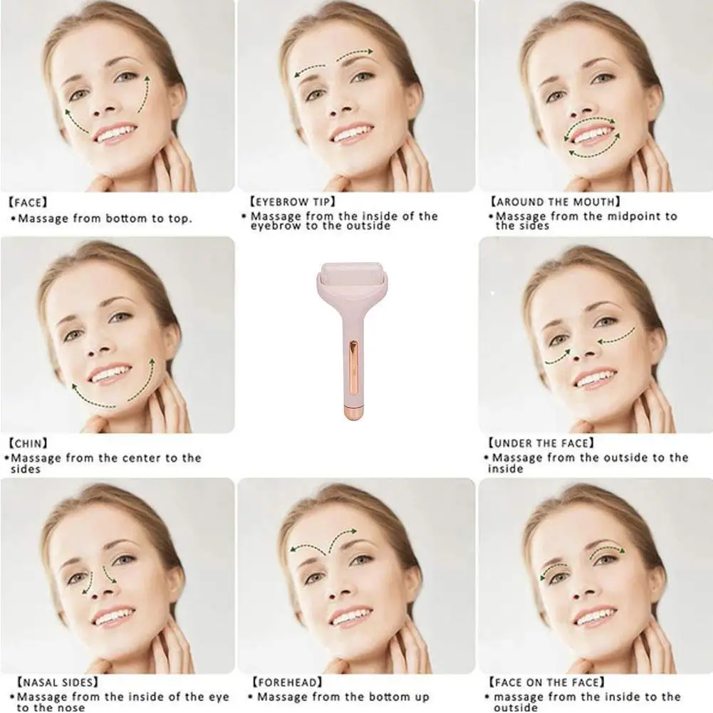 Ролик для лица, ледяной ролик, ручной массажер для подтяжки тела, роликовый массажер для ухода за шеей, инструмент для анти-массажа кожи O0F5 
Ролик для лица, ледяной ролик, ручной массажер для подтяжки тела, роликовый массажер для ухода за шеей, инструмент для анти-массажа кожи O0F5