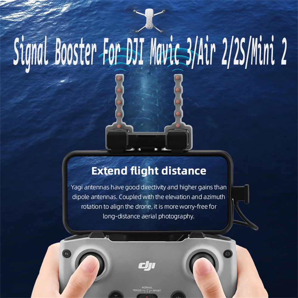 5.8GHz Yagi Antenna Signal Booster For DJI Mavic 3/Air 2/2S/Mini 2 Drone Remote Controller Signal Extender RC Accessories
5.8GHz Yagi Antenna Signal Booster For DJI Mavic 3/Air 2/2S/Mini 2 Drone Remote Controller Signal Extender RC Accessories