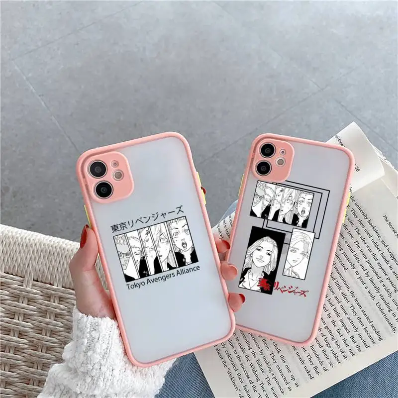 Tokyo Avengers revengers anime Phone Case For iPhone 12 11 Mini Pro XR XS Max 7 8 Plus X Matte transparent Pink Back Cover
Tokyo Avengers revengers anime Phone Case For iPhone 12 11 Mini Pro XR XS Max 7 8 Plus X Matte transparent Pink Back Cover