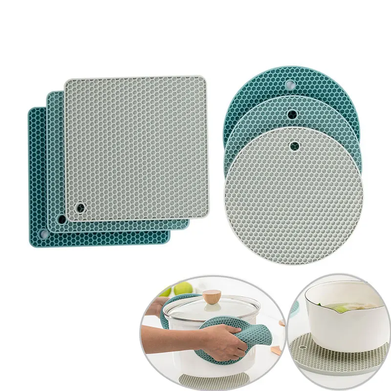 4PCS/SET Silicone Table Mat Honeycomb Trivet Pot Cup Holders Oven Hot Pads Kitchen Non-Slip Durable Rubber Silicone Mats
4PCS/SET Silicone Table Mat Honeycomb Trivet Pot Cup Holders Oven Hot Pads Kitchen Non-Slip Durable Rubber Silicone Mats