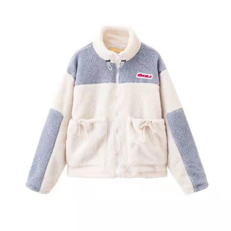 2020 Autumn Winter Korean ins Hong Kong Wind and Velvet Thickened loose imitation lamb coat cardigan
2020 Autumn Winter Korean ins Hong Kong Wind and Velvet Thickened loose imitation lamb coat cardigan