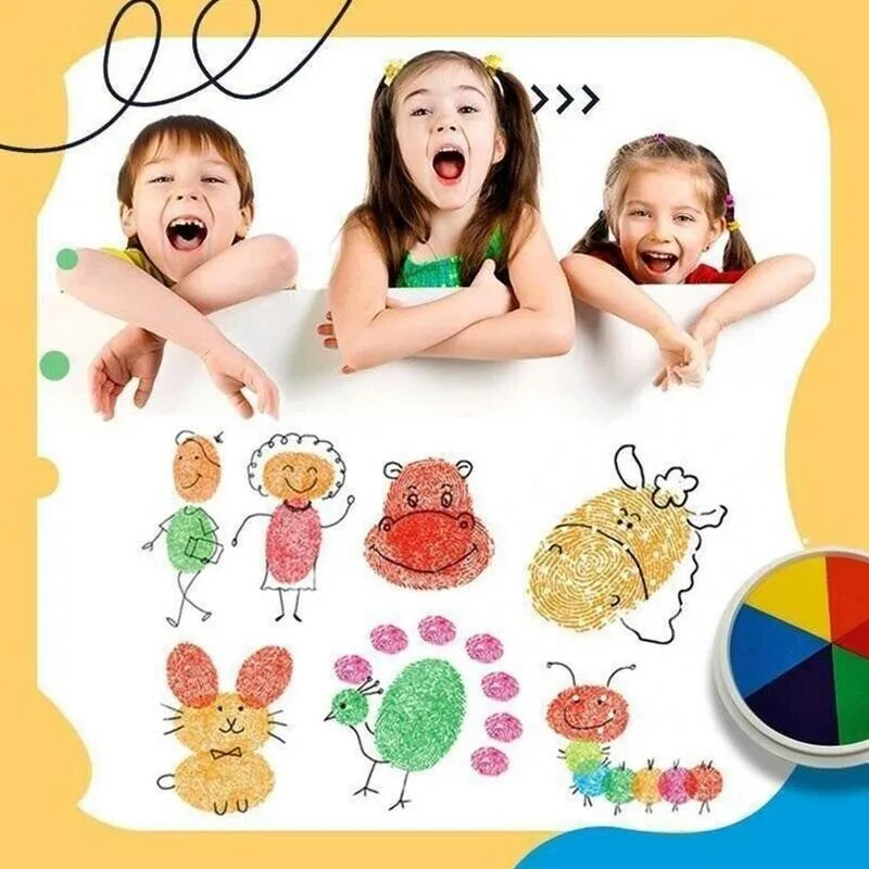 Funny Finger Painting Kit Finger Painting Drawing Toys Creative Educational Tool Kit Mud DIY Kindergarten Craft Toy 6/12 Colors 
Funny Finger Painting Kit Finger Painting Drawing Toys Creative Educational Tool Kit Mud DIY Kindergarten Craft Toy 6/12 Colors