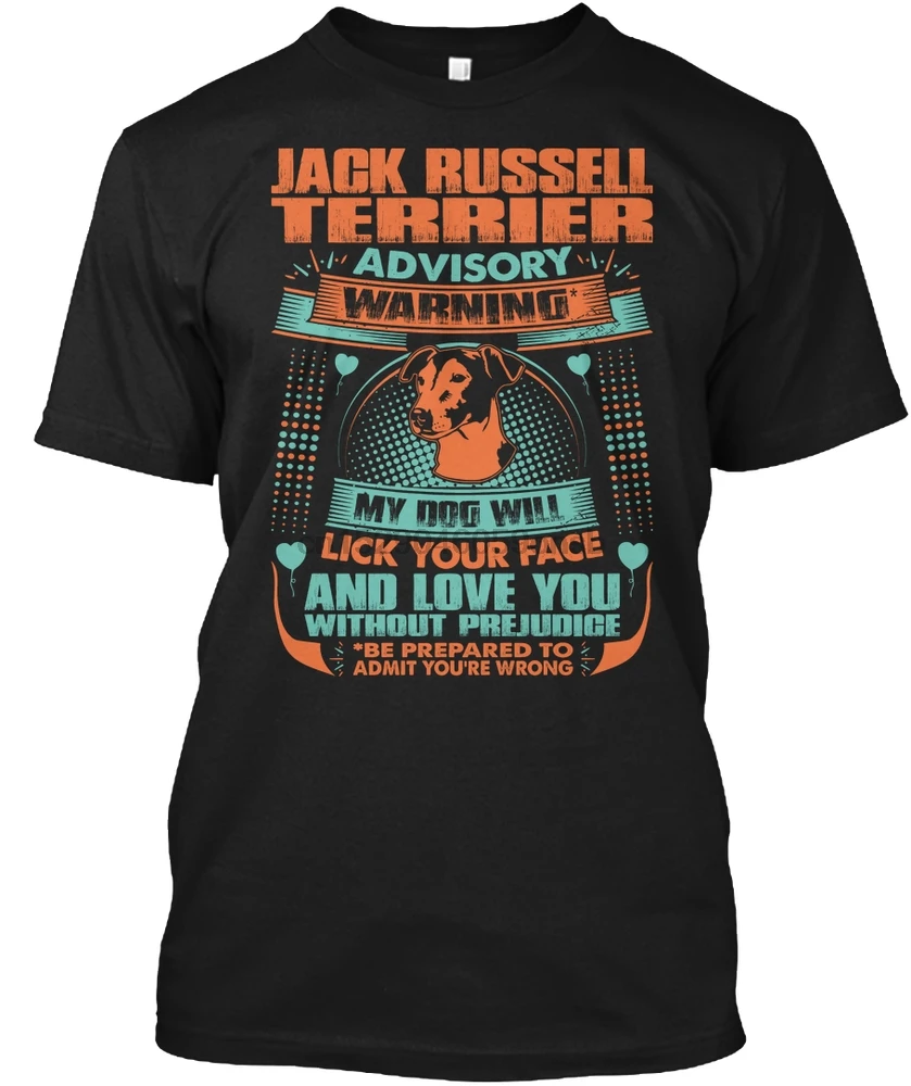 Мужская футболка с изображением персонажа из мультфильма Джек Рассел терьер |