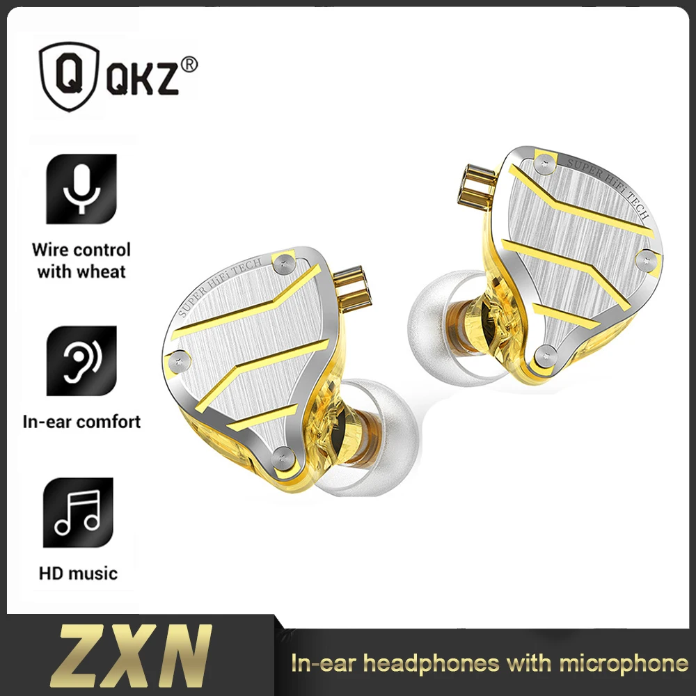 Проводная металлическая Hi-Fi гарнитура QKZ ZXN наушники золотистого цвета, наушники-вкладыши с монитором, с шумоподавлением, с микрофоном, со съ...
Проводная металлическая Hi-Fi гарнитура QKZ ZXN наушники золотистого цвета, наушники-вкладыши с монитором, с шумоподавлением, с микрофоном, со съ...