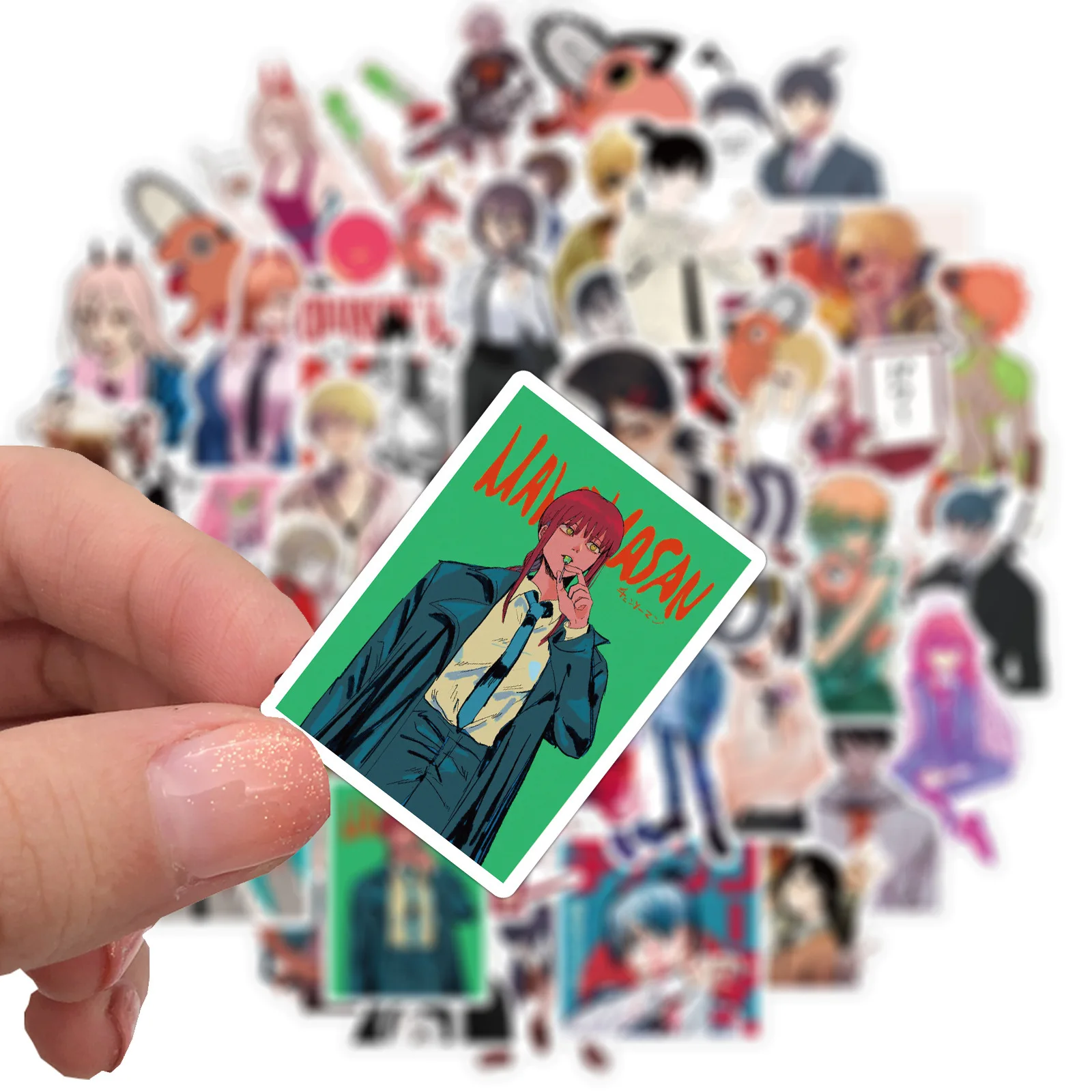50Pcs Cartoon Stickers Chainsaw Man Mobile Phone Notebook Diary Skateboard Book Guitar Suitcase Decoration Sticker
50Pcs Cartoon Stickers Chainsaw Man Mobile Phone Notebook Diary Skateboard Book Guitar Suitcase Decoration Sticker
