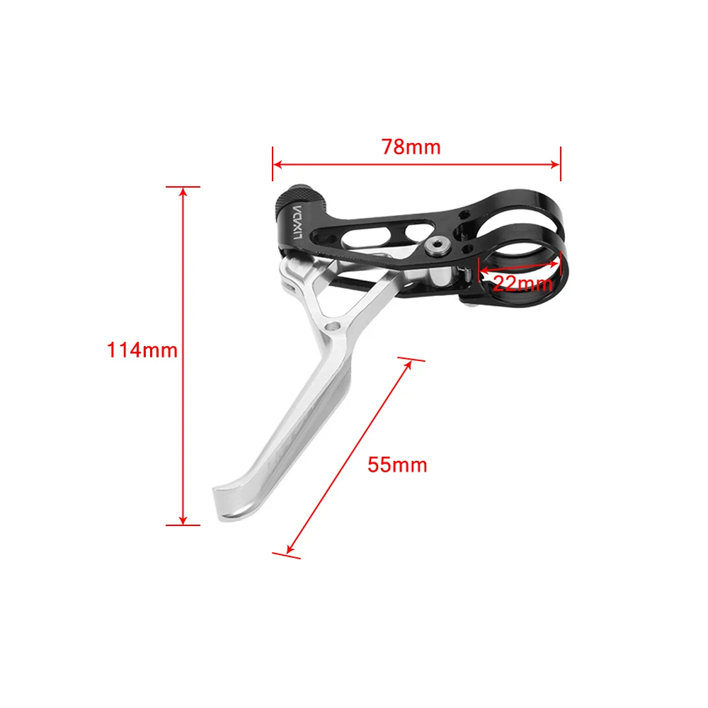 Lixada Lightweight Finger Brake Lever Aluminum Alloy Handlebar V-Brake Mountain Bicycle Brake Handle 22mm Bike Accessoires
Lixada Lightweight Finger Brake Lever Aluminum Alloy Handlebar V-Brake Mountain Bicycle Brake Handle 22mm Bike Accessoires