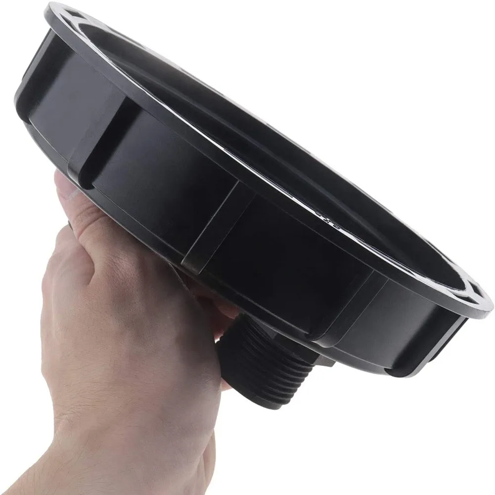 Black IBC Vented Lid 165mm Dia With 32mm Coarse Male Thread Double Vent Holes Plastic Tote Tank Lid Breath Cover Fitting
Black IBC Vented Lid 165mm Dia With 32mm Coarse Male Thread Double Vent Holes Plastic Tote Tank Lid Breath Cover Fitting