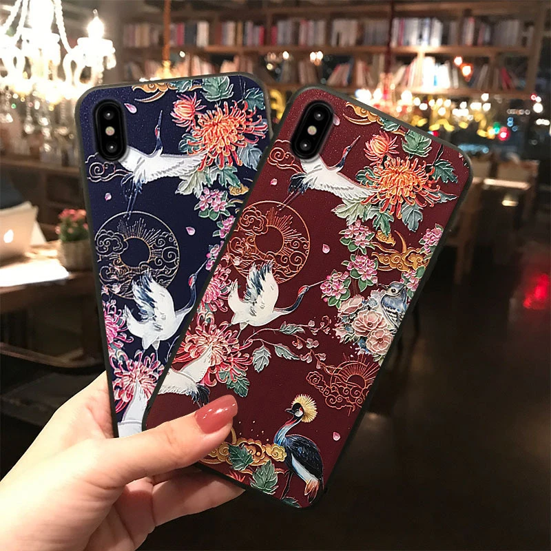 3D тисненый чехол Crane для телефона Samsung Galaxy S10e S8 S9 S10 S21 S22 Ultra Plus Note 8 9 10 Plus, Матовые чехлы для телефонов с цветами
3D тисненый чехол Crane для телефона Samsung Galaxy S10e S8 S9 S10 S21 S22 Ultra Plus Note 8 9 10 Plus, Матовые чехлы для телефонов с цветами