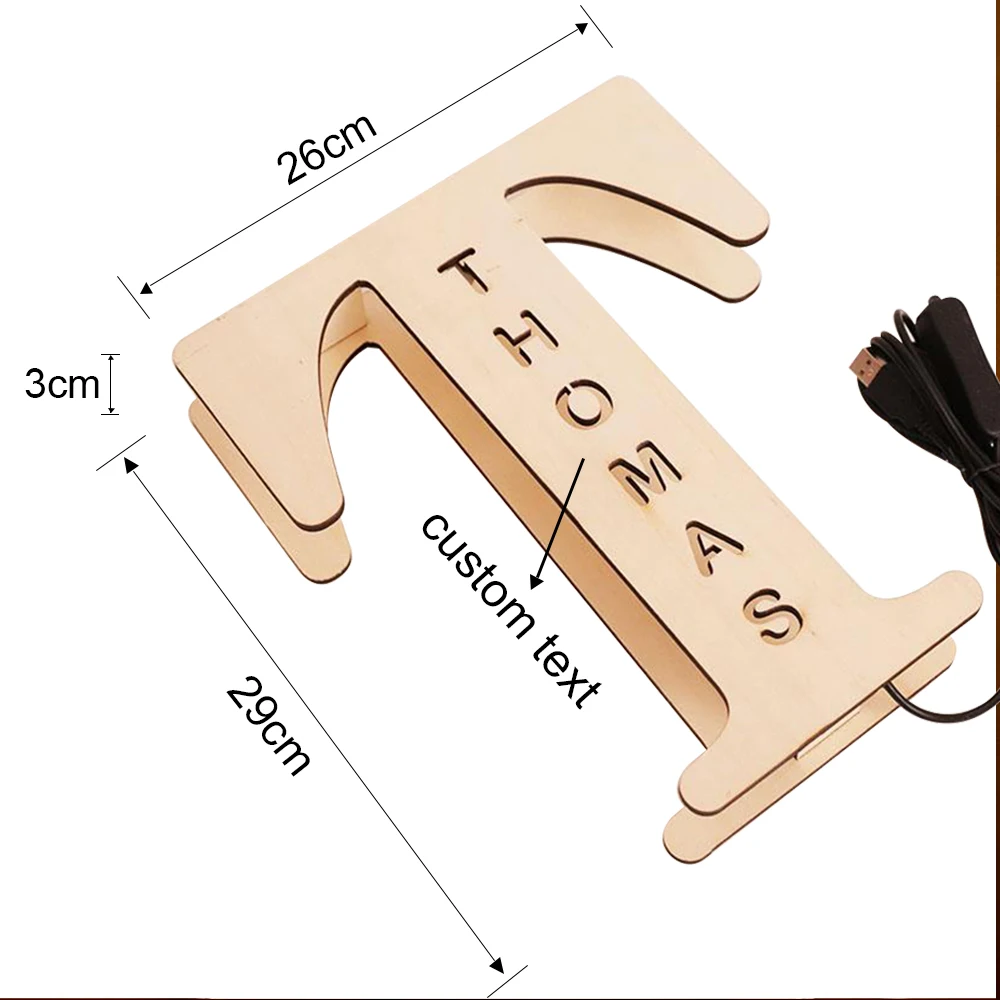 Personalized Wall Decor LED Night Light 24 Letter With Name Sign Light for Couples Baby Room Bedroom Custom Wooden Lamp Engraved
Personalized Wall Decor LED Night Light 24 Letter With Name Sign Light for Couples Baby Room Bedroom Custom Wooden Lamp Engraved