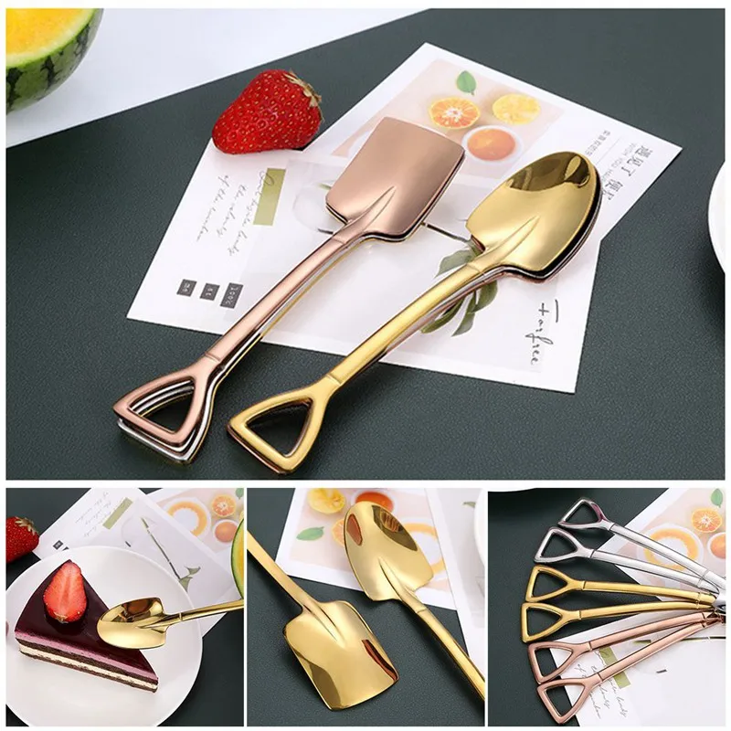 Creative Retro Shovel Coffee Cake Spoon Stainless Steel Dessert Spoon Watermelon Ice Cream Spoon Tip Shovel Flat Shovel Gou
Creative Retro Shovel Coffee Cake Spoon Stainless Steel Dessert Spoon Watermelon Ice Cream Spoon Tip Shovel Flat Shovel Gou