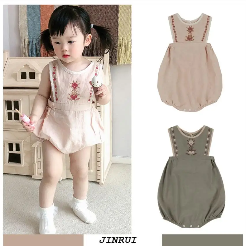 Brand APO Baby Girl Summer Vintage Romper Lovely Fashion embroidery Romper Green/Pink Toddler Bubble Playsuit European wz195
Brand APO Baby Girl Summer Vintage Romper Lovely Fashion embroidery Romper Green/Pink Toddler Bubble Playsuit European wz195