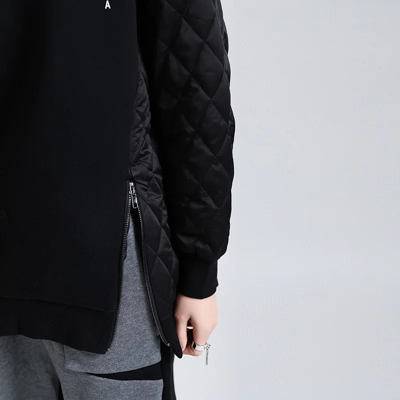 2021 Spring Sweatshirt Thickened Letter Stitching Fried Street Zipper Warm Long Sleeve Sweatshirt Round Neck Plus Size Hoodies
2021 Spring Sweatshirt Thickened Letter Stitching Fried Street Zipper Warm Long Sleeve Sweatshirt Round Neck Plus Size Hoodies