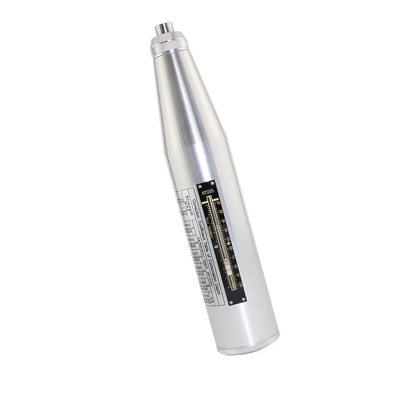 Concrete test hammer HT-225 Cement Hardness Tester Standard impact energy 2.207J submit to standard ASTM C805
Concrete test hammer HT-225 Cement Hardness Tester Standard impact energy 2.207J submit to standard ASTM C805