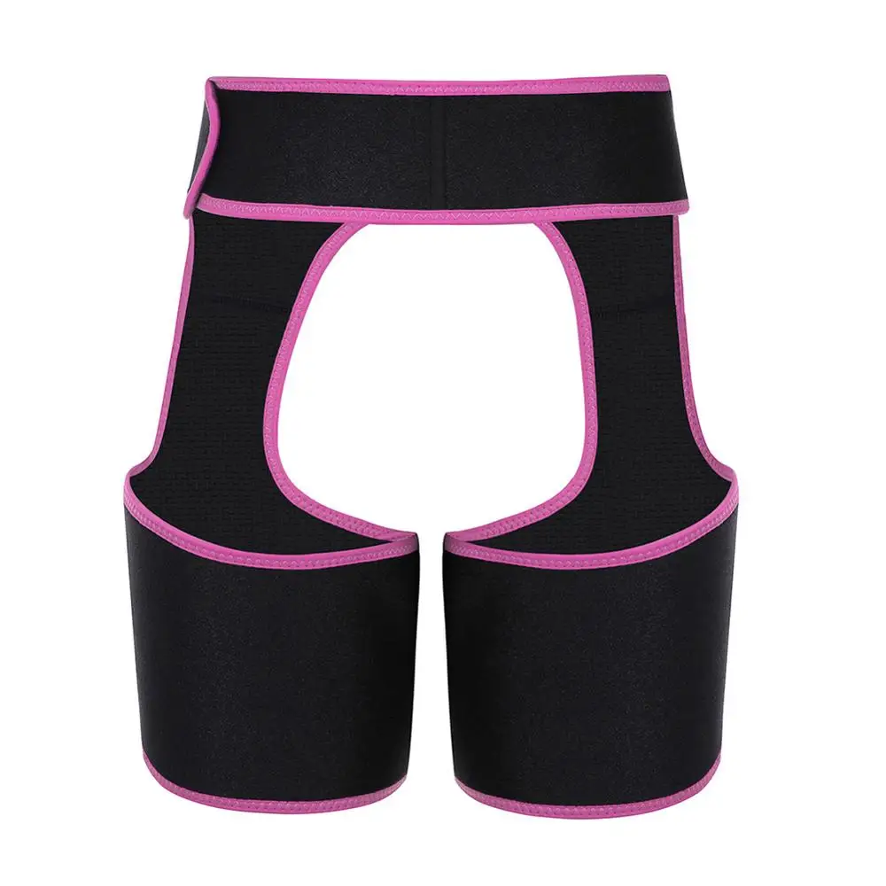 Rose Red Sticker Open Butt Neoprene Thigh Shaper Curve Smoothing