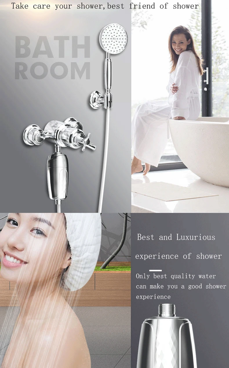 The new household bath water purifier can remove chlorine, mother and baby shower faucet filter, remove scale and heavy metals,
The new household bath water purifier can remove chlorine, mother and baby shower faucet filter, remove scale and heavy metals,