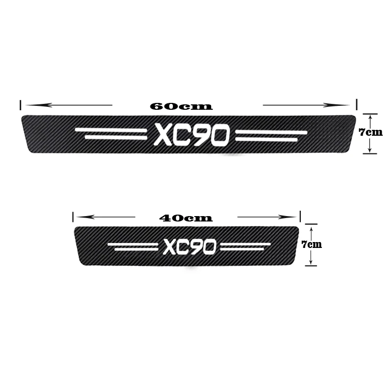 4PCS Car Stickers For Volvo S60 XC90 V40 V50 V60 S60 S90 V90 XC60 XC40 AWD T6 Auto Door Threshold Carbon Protector Accessories
4PCS Car Stickers For Volvo S60 XC90 V40 V50 V60 S60 S90 V90 XC60 XC40 AWD T6 Auto Door Threshold Carbon Protector Accessories