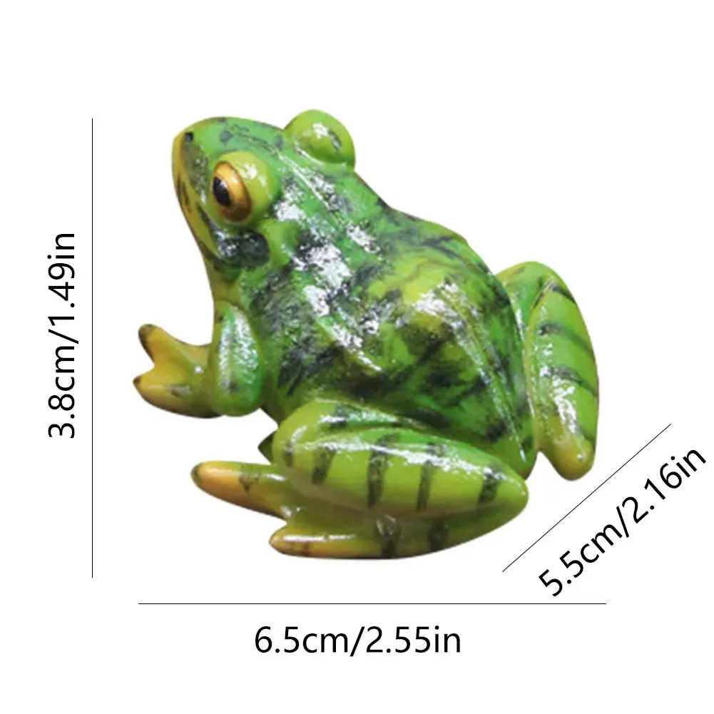 2PCS Frog Statue Pond Resin Frog Figurine Craft Ornament Fairy Garden Yard Pool Plant Pot Fish Tank Micro Landscape Decoration
2PCS Frog Statue Pond Resin Frog Figurine Craft Ornament Fairy Garden Yard Pool Plant Pot Fish Tank Micro Landscape Decoration
