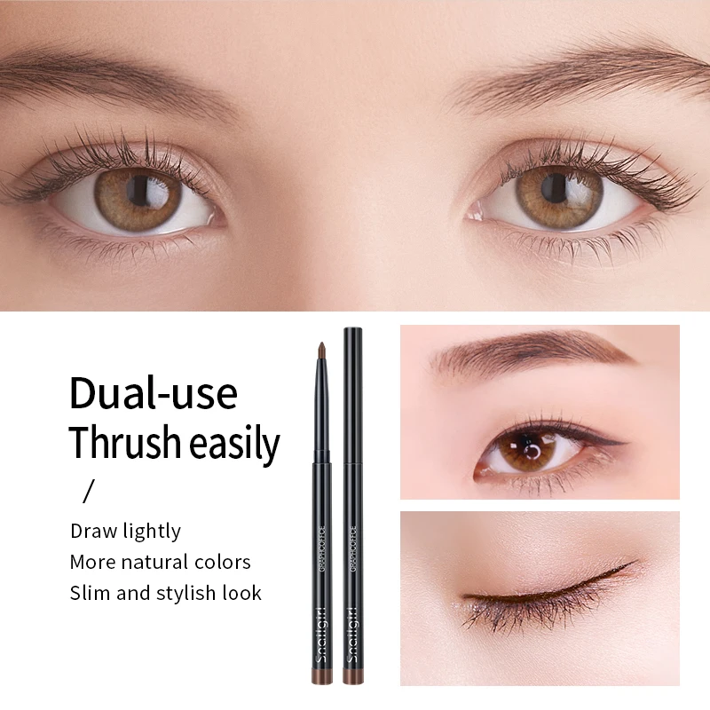 1Pcs Eye Make Up Automatic Rotating Eyeliner Pencil Black Coffee Waterproof Eyebrow Pen Eye Liner Cosmetics Charming Eyes Makeup
1Pcs Eye Make Up Automatic Rotating Eyeliner Pencil Black Coffee Waterproof Eyebrow Pen Eye Liner Cosmetics Charming Eyes Makeup