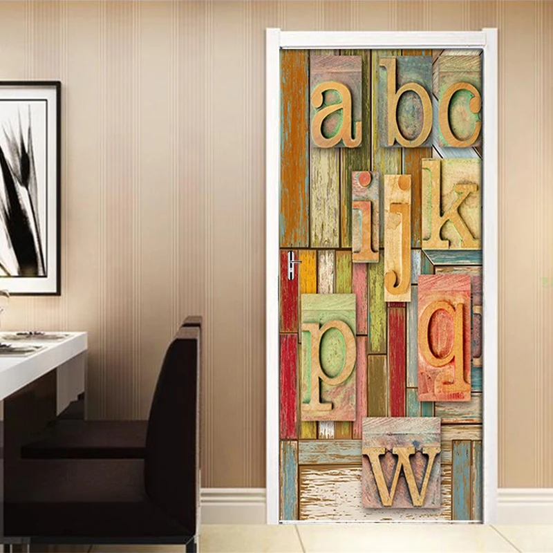 Vintage Wood Grain 3D English Alphabet Living Room Study Bedroom Door Decor Sticker Wall Paper Mural PVC Self-adhesive 3D Decal
Vintage Wood Grain 3D English Alphabet Living Room Study Bedroom Door Decor Sticker Wall Paper Mural PVC Self-adhesive 3D Decal