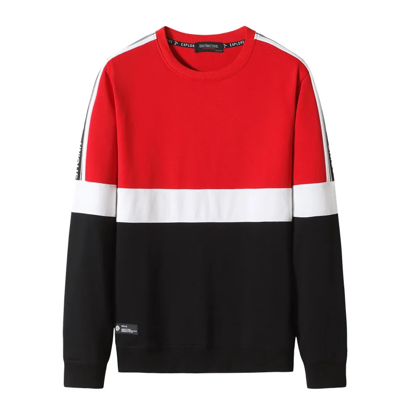 Autumn 2020 new young men's fat plus size fashion casual round neck color matching sweater men's long sleeves
Autumn 2020 new young men's fat plus size fashion casual round neck color matching sweater men's long sleeves