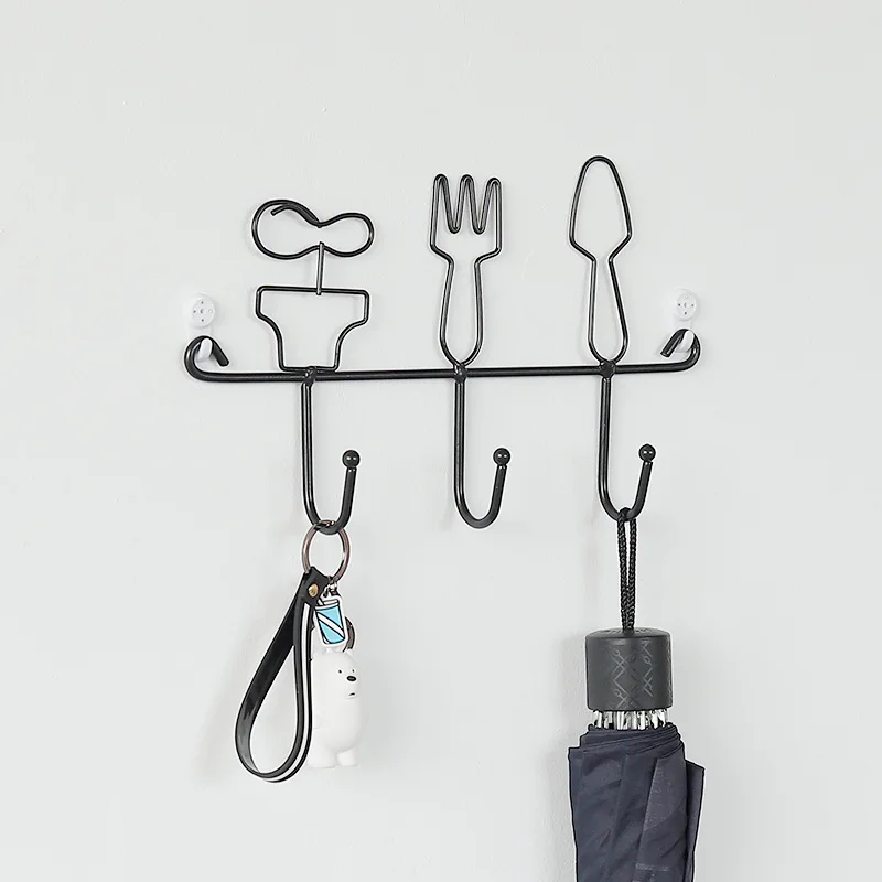 Metal Wall Hooks For Key Holders Coat Hooks on the Wall Clothes Bag Hanger Hook for Towel Kitchen Wall Decor
Metal Wall Hooks For Key Holders Coat Hooks on the Wall Clothes Bag Hanger Hook for Towel Kitchen Wall Decor