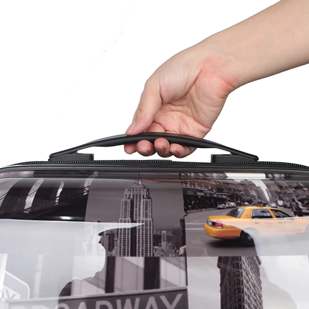 NEWCOM Pattern Luggage 24 Inch Hardside Suitcase with Spinner Wheels TSA Lock New York City
NEWCOM Pattern Luggage 24 Inch Hardside Suitcase with Spinner Wheels TSA Lock New York City
