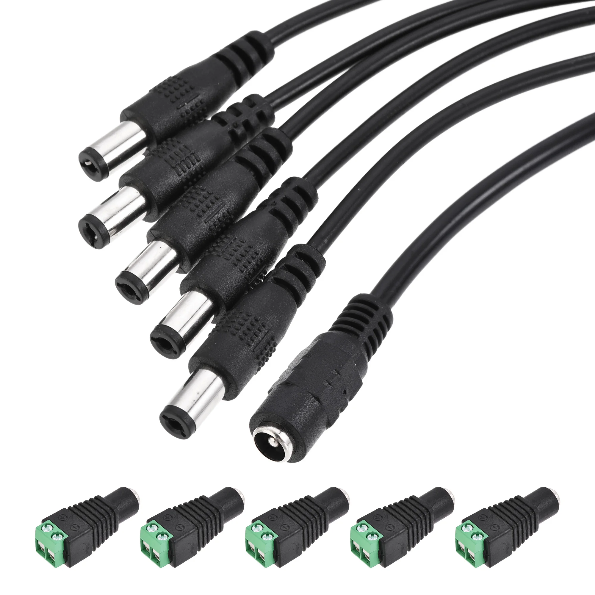 Uxcell DC кабель от 1 до 5 с 5 гнездовым разъемом 5,5 мм x 2,1 мм для камеры видеонаблюдения светильник ка 1 комплект
Uxcell DC кабель от 1 до 5 с 5 гнездовым разъемом 5,5 мм x 2,1 мм для камеры видеонаблюдения светильник ка 1 комплект