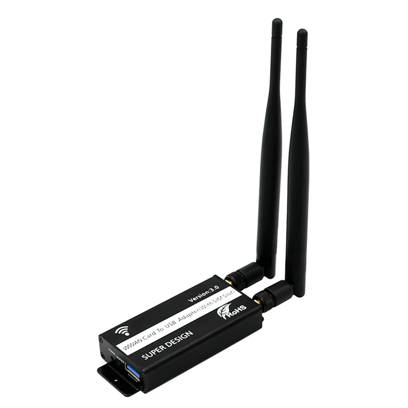 Внешняя сетевая карта NGFF (M.2) к беспроводному Wi-Fi адаптеру USB 3,0 со слотом для SIM-карты для модуля WWAN/LTE/4G
Внешняя сетевая карта NGFF (M.2) к беспроводному Wi-Fi адаптеру USB 3,0 со слотом для SIM-карты для модуля WWAN/LTE/4G