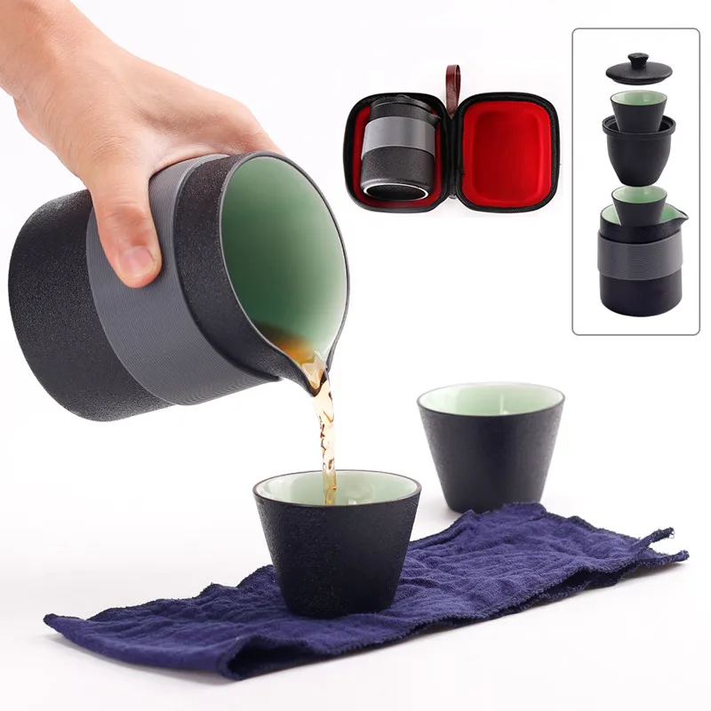 Mini Portable Travel Tea Set Teapot with Filter 2 Teacups Chinese Kung Fu Ceramic Tea Infuser Strainer Teaware Teaware for Adult
Mini Portable Travel Tea Set Teapot with Filter 2 Teacups Chinese Kung Fu Ceramic Tea Infuser Strainer Teaware Teaware for Adult