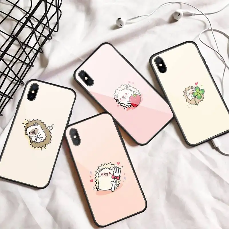Animal cute cartoon hedgehog Phone Case Tempered glass For iphone 6 7 8 plus X XS XR 11 12 13 PRO MAX mini
Animal cute cartoon hedgehog Phone Case Tempered glass For iphone 6 7 8 plus X XS XR 11 12 13 PRO MAX mini